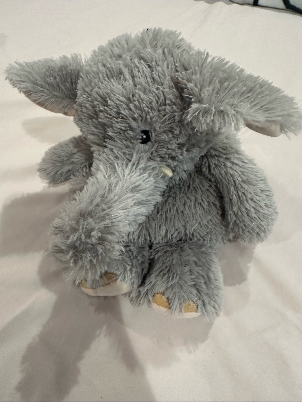 Plush Grey Elephant Stuffed Toy - Soft Cuddly Kids Plush
